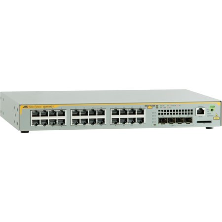 ALLIED TELESIS L2+ Managed Switch, 24 X 10/100/1000Mbps, 4 X Sfp Uplink Slots, 1 AT-X230-28GT-10